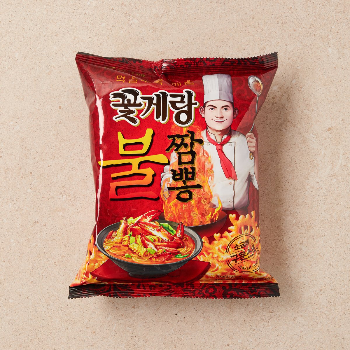 꽃게랑 불짬뽕 제품 사진