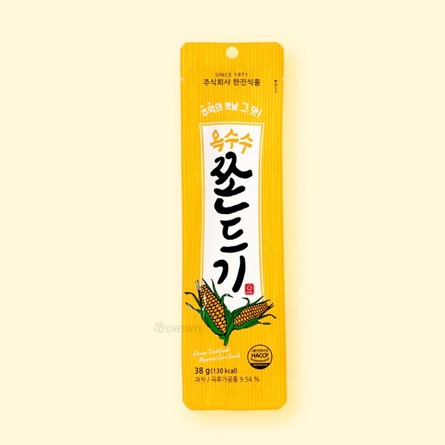 옥수수 쫀드기 제품 사진