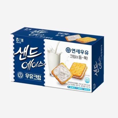 샌드에이스 우유크림 제품 사진