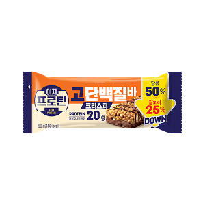 이지프로틴 고단백질바 크리스피 제품 사진