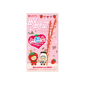 빼빼로 스트로베리&밀크 제품 사진