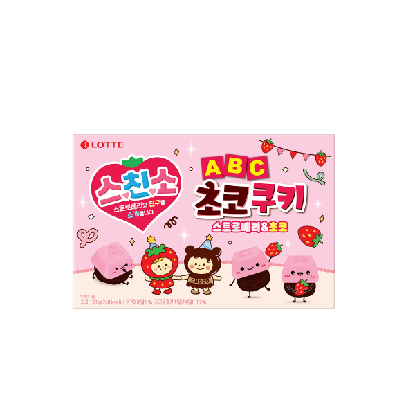 ABC 초코쿠키 스트로베리&초코 제품 사진