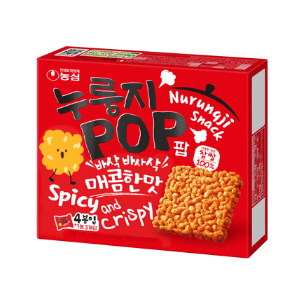 누룽지팝 매콤한맛 제품 사진
