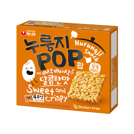 누룽지팝 달콤한맛 제품 사진