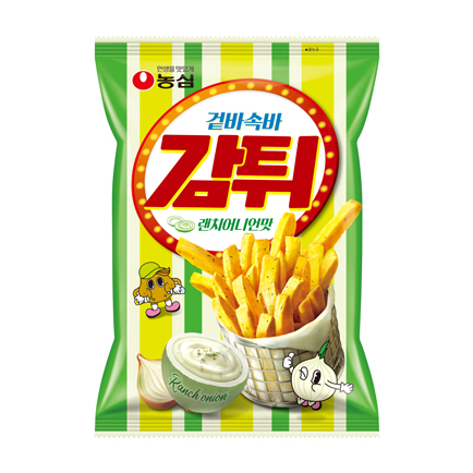 감튀 랜치어니언맛 제품 사진