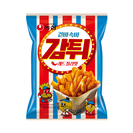 감튀 레드칠리맛 제품 사진
