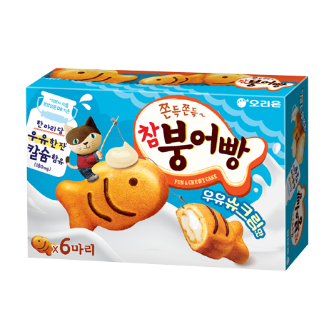 참붕어빵 우유슈크림맛 제품 사진
