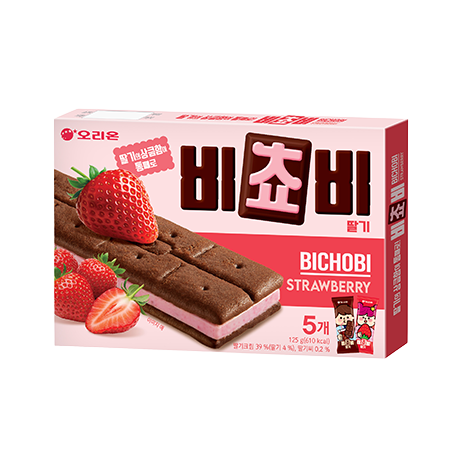 비쵸비 딸기 제품 사진
