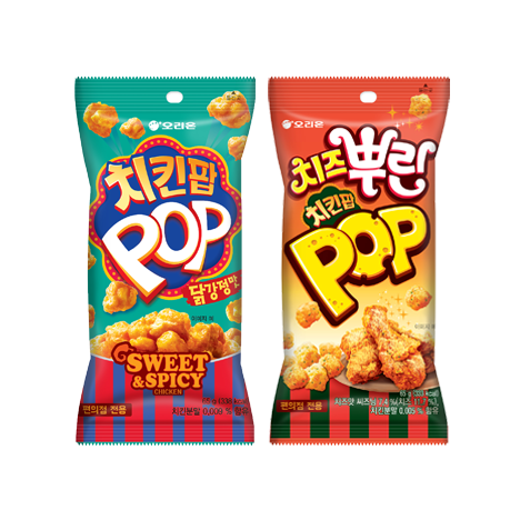 치킨팝 닭강정맛 제품 사진