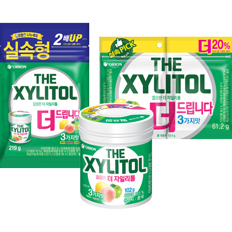 더 자일리톨 달지않아 깔끔한 제품 사진