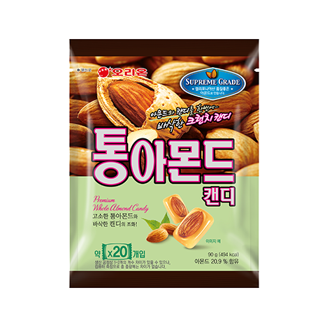 통아몬드 캔디 제품 사진